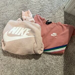 Bundle of cropped Nike sweatshirts